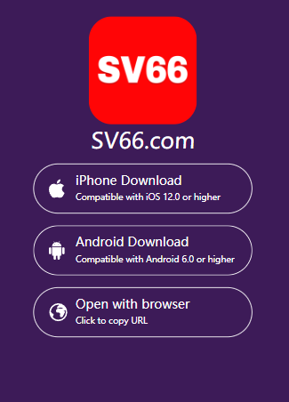 Cách tải app SV66 cho thiết bị hệ điều hành Android