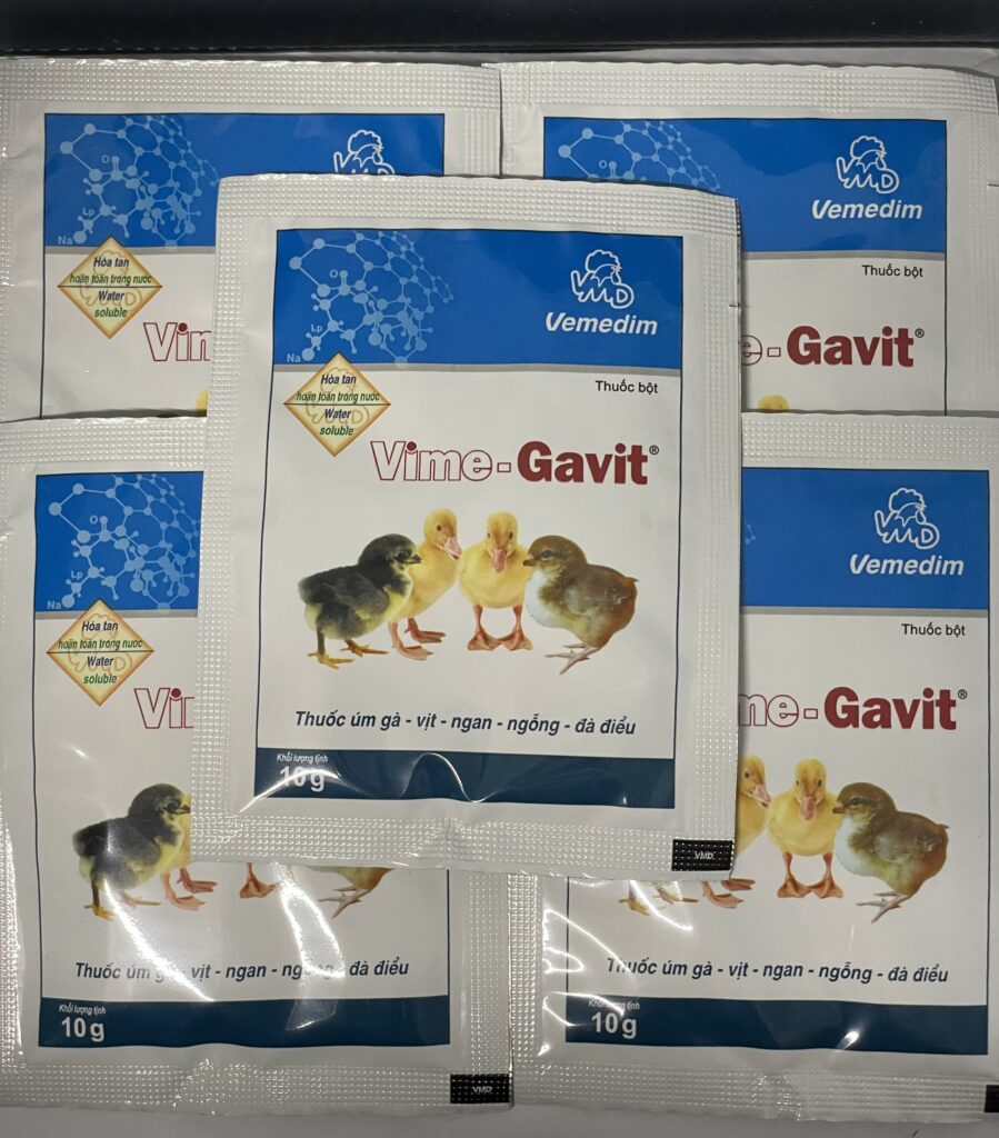 Thuốc úm gà con - Tìm hiểu công dụng và cách dùng chuẩn 8 Thuốc úm Vime – Gavit dùng được cho cả vịt cùng một vài loại gia cầm khác